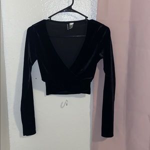 Black suede top!